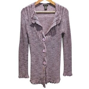BCBGMaxAzria‎ Purple Knitted Cardigan Medium